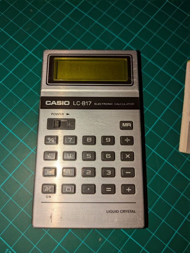 Calcolaatrice Casio LC-817 Vintage