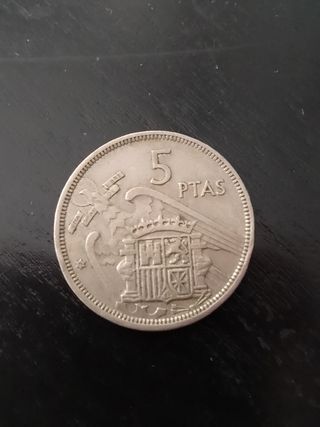 Moneda 5 PTAS España