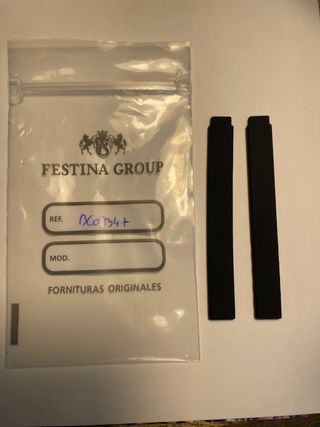 Correa caucho Pulsera Lotus Negra