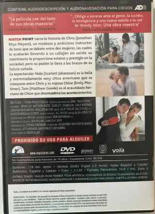 Match Point DVD