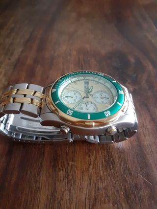 Reloj Pulsar 285-4QTZ Oro y Verde
