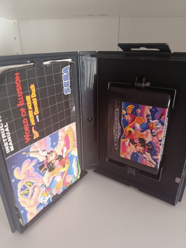 Sega Mega Drive World of Illusion Mickey Donald