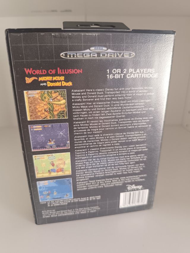 Sega Mega Drive World of Illusion Mickey Donald