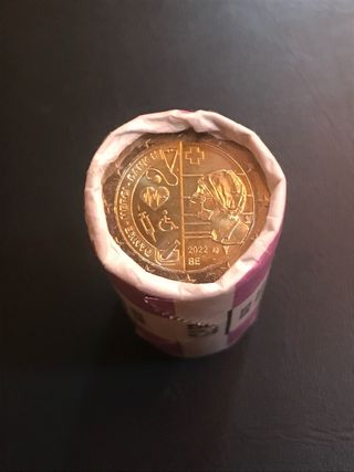 Moneda 2€ Bélgica 2022 COVID