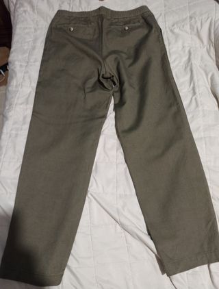 Pantaloni Benetton leggeri verde oliva