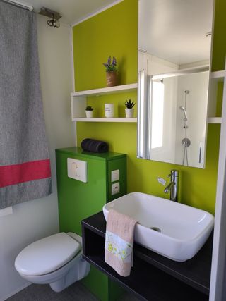 Casa móvil moderna como nueva 2 hab 2 baños