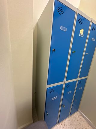 Taquilla 6 armarios metálicos con llaves