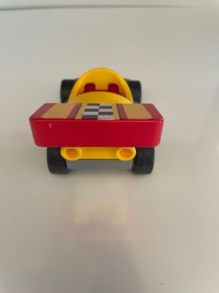 Coche de carreras amarillo Playmobil