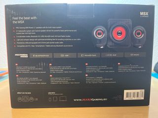 Altavoces Mars Gaming MSX 2.1 Bluetooth