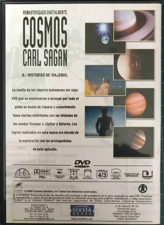 Cosmos - Carl Sagan 3 DVD (Español)