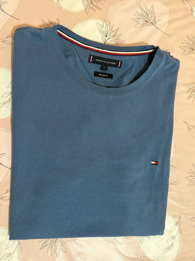 T-shirt Tommy Hilfiger Azzurra Taglia L