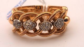 Anillo Oro 18K con Diamantes