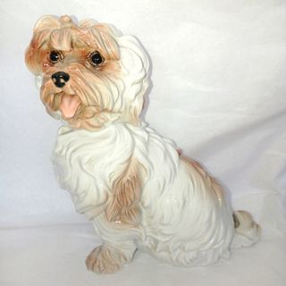 Figura perro porcelana Algora