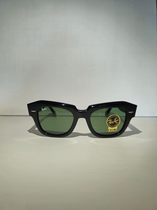 Occhiali Ray-Ban State Street Neri Lenti Verdi