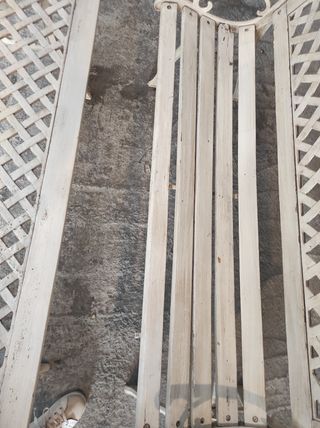 Conjunto Terraza Hierro Forjado Mesa y Bancos