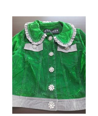 Chaqueta joya terciopelo y vaquera
