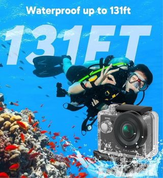Cámara Deportiva AKASO 4K Sumergible ControlRemoto