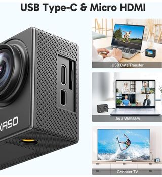 Cámara Deportiva AKASO 4K Sumergible ControlRemoto