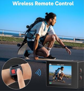 Cámara Deportiva AKASO 4K Sumergible ControlRemoto