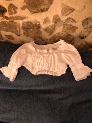 Blusa Dirndl Blanca