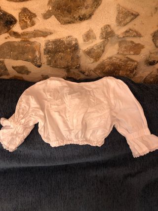 Blusa Dirndl Blanca