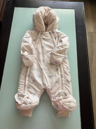 Mono bebé 12 meses erizos rosa