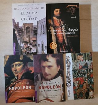 Lote 4 novelas históricas