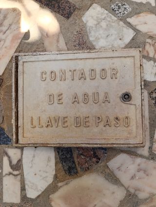 Tapa registro contador de agua