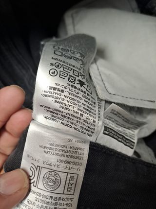Pantalón Levi's 519 Hombre Negro