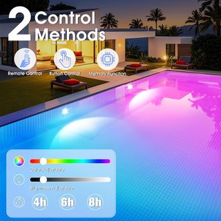 Luz LED para piscina/jacuzzi multicolor