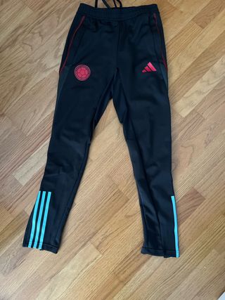 Pantalón chándal Adidas negro y rojo