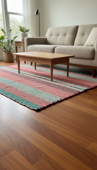 tappeto decorativo fatto a mano