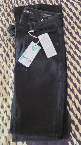 Pantalón Guess Negro ANNETTE Skinny