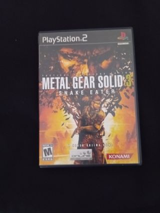 Metal Gear Solid 3 Snake Eater PS2 USA NTSC 2005