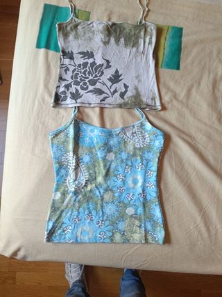 Camisetas de tirantes estampadas