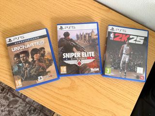 Juegos PS5: Uncharted, Sniper Elite, NBA 2K25