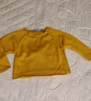 Camisola Knot amarela tam. 1 (56 cm)