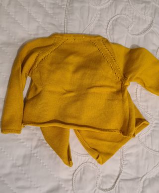 Camisola Knot amarela tam. 1 (56 cm)