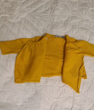 Camisola Knot amarela tam. 1 (56 cm)