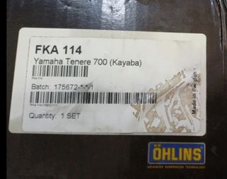 Cartuchos Ohlins Yamaha Ténéré T7