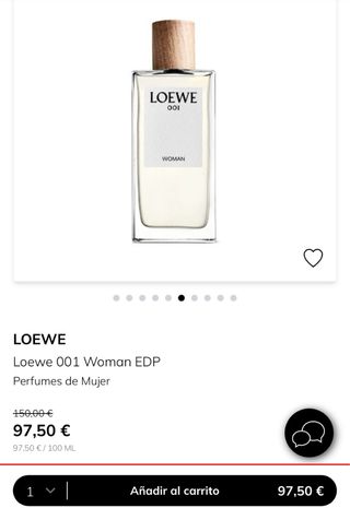 Loewe 001 Eau de Toilette Mujer 100ml