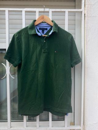Polo Tommy Hilfiger Talla S Verde