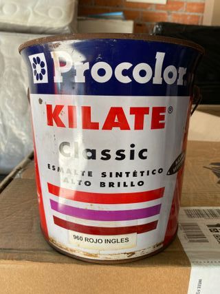Smalto sintetico rosso inglese Kilate 4L