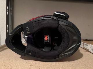 Casco LS2 Pioneer Negro/Rojo tala L