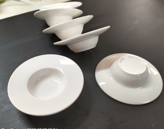 Set de 6 platillos para salsas de porcelana