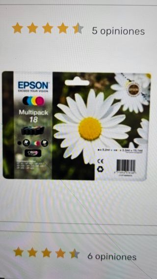 Impresora Epson XP-412 Negra
Sin caja