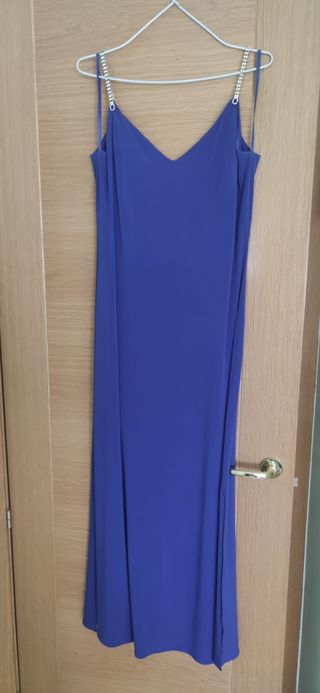 Vestido fiesta azul mujer talla 42