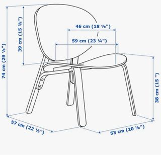 2 Sillas Butaca Madera Roble Negra