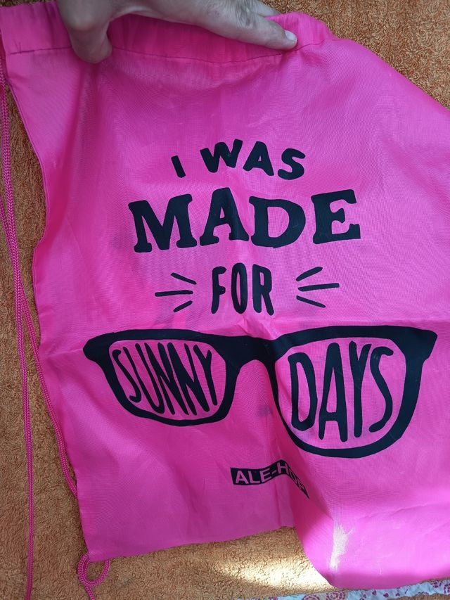 Bolsa de cuerdas ALE-HOP fucsia