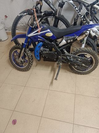 Moto Cross Infantil Azul